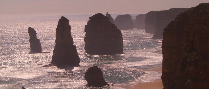 Where Water Meets Land. An image from our inspirational round the world journey, where the idea for Calm Water was 'born'.